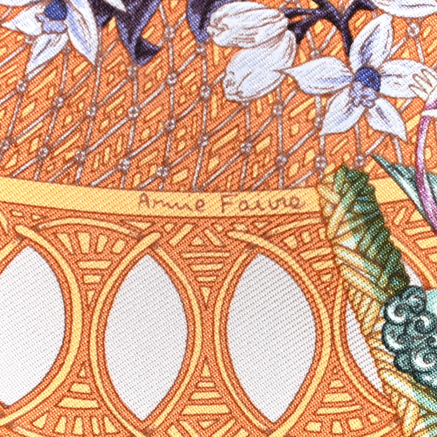 Hermes Silk Mousseline Amours Scarf 90 6 of 8