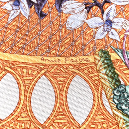 Hermes Silk Mousseline Amours Scarf 90 6 of 8