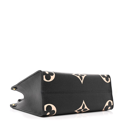 Louis Vuitton Empreinte Monogram Giant Onthego PM Black Beige 4 of 9