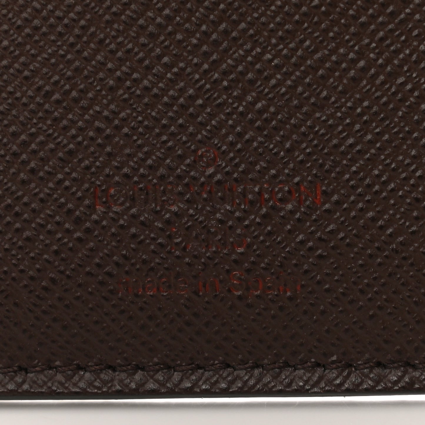 Damier Ebene Desk Agenda Cover