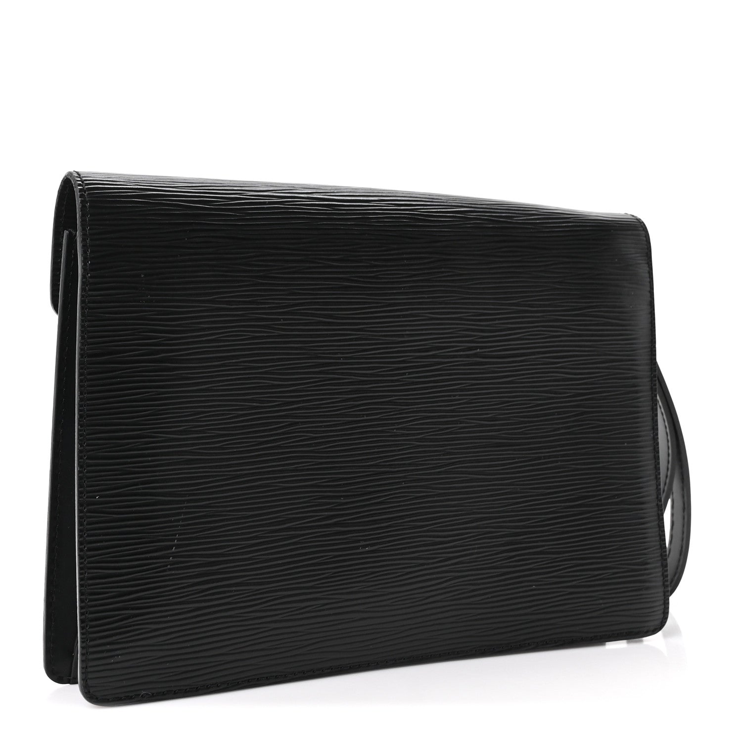 Louis Vuitton Epi Pochette Sellier Dragonne Clutch Black 3 of 9