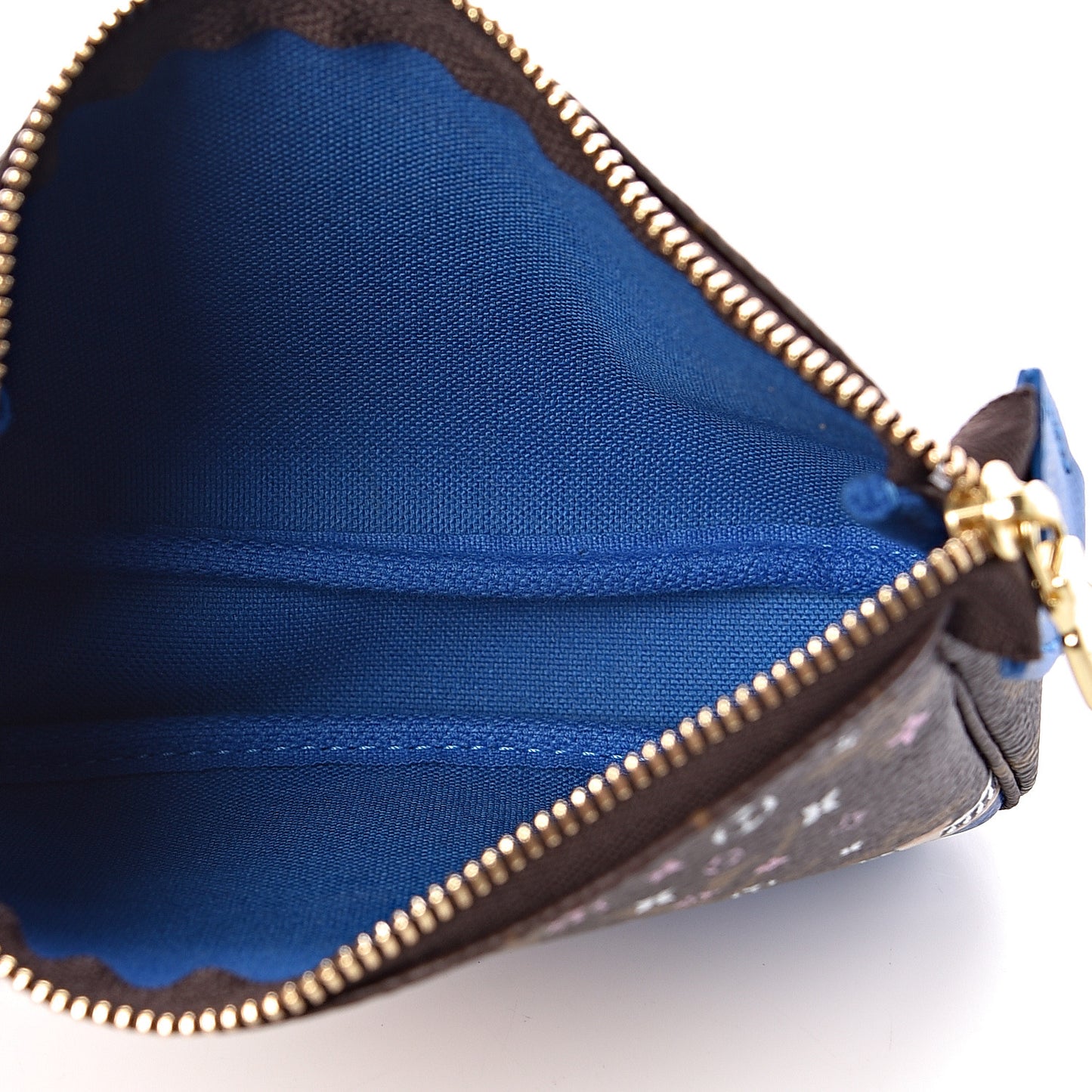 Monogram 2019 Christmas Animation Mini Venice Pochette Accessories Blue
