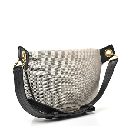 Givenchy Calfskin Canvas Whip Belt Bag Black 2 of 9