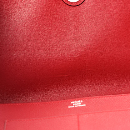 Hermes Evercolor Dogon Duo Wallet Rouge De Coeur 12 of 12