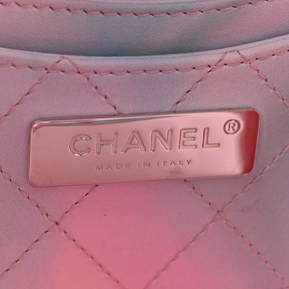 Chanel PVC Patent Calfskin Patent Lambskin Vertical Vanity Case Pink 6 of 14