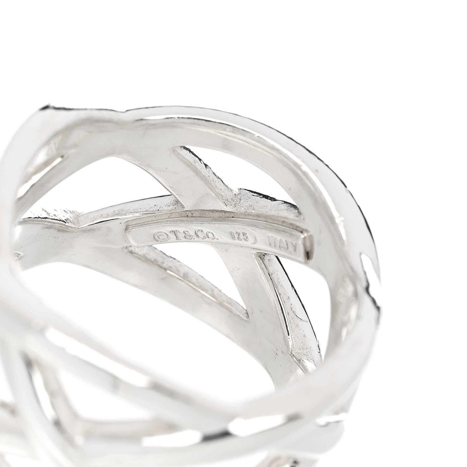 Tiffany Sterling Silver Celtic Knot Ring 47 4.25 4 of 4