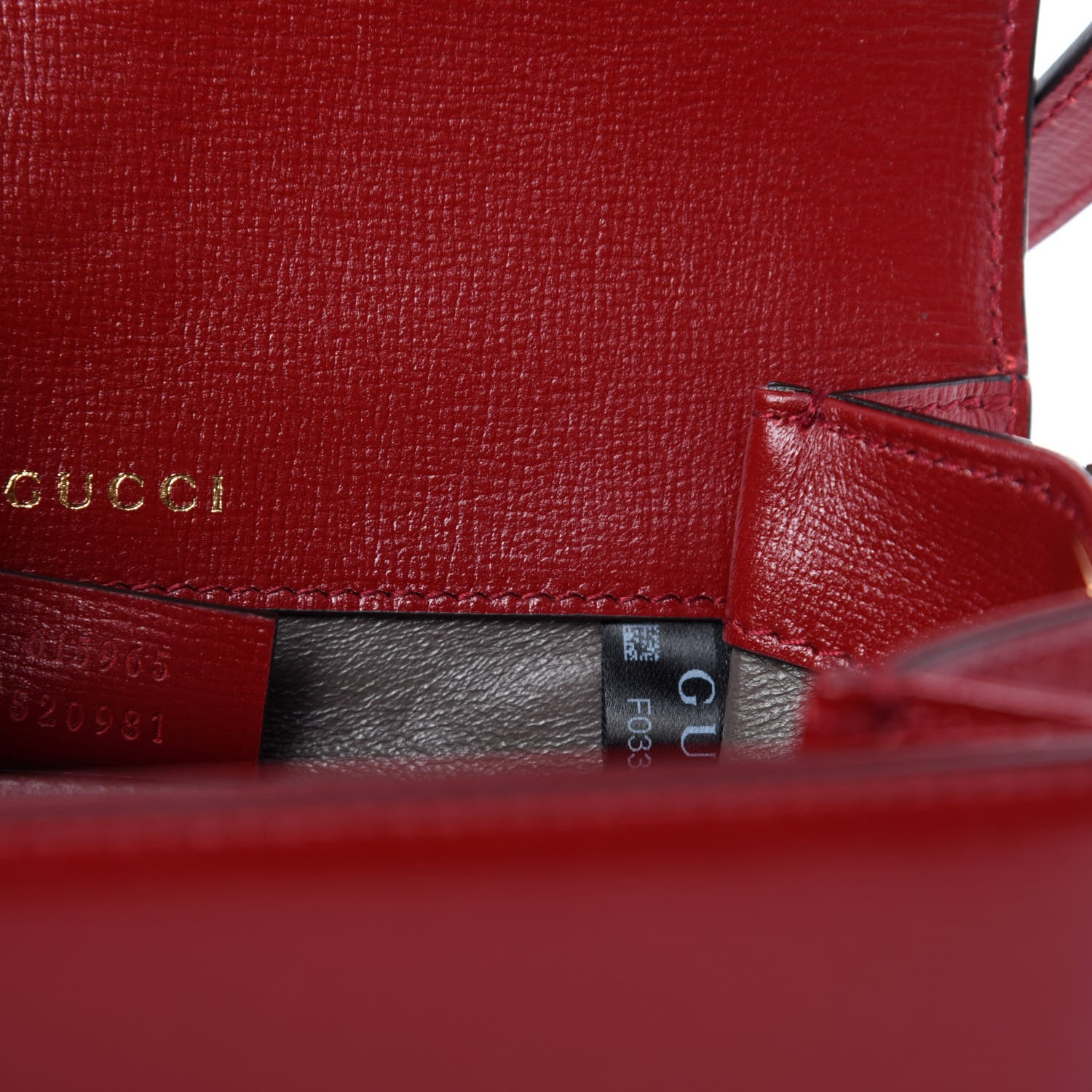 Gucci Azalea Calfskin Mini Sylvie 1969 Flap Messenger Bag New Cherry Red 11 of 12