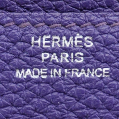 Hermes Togo Dogon Combined Wallet Iris 7 of 10