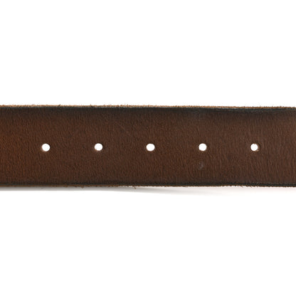Gucci Faded Calfskin Double G 40mm Belt 80 32 Cuir 3 of 7