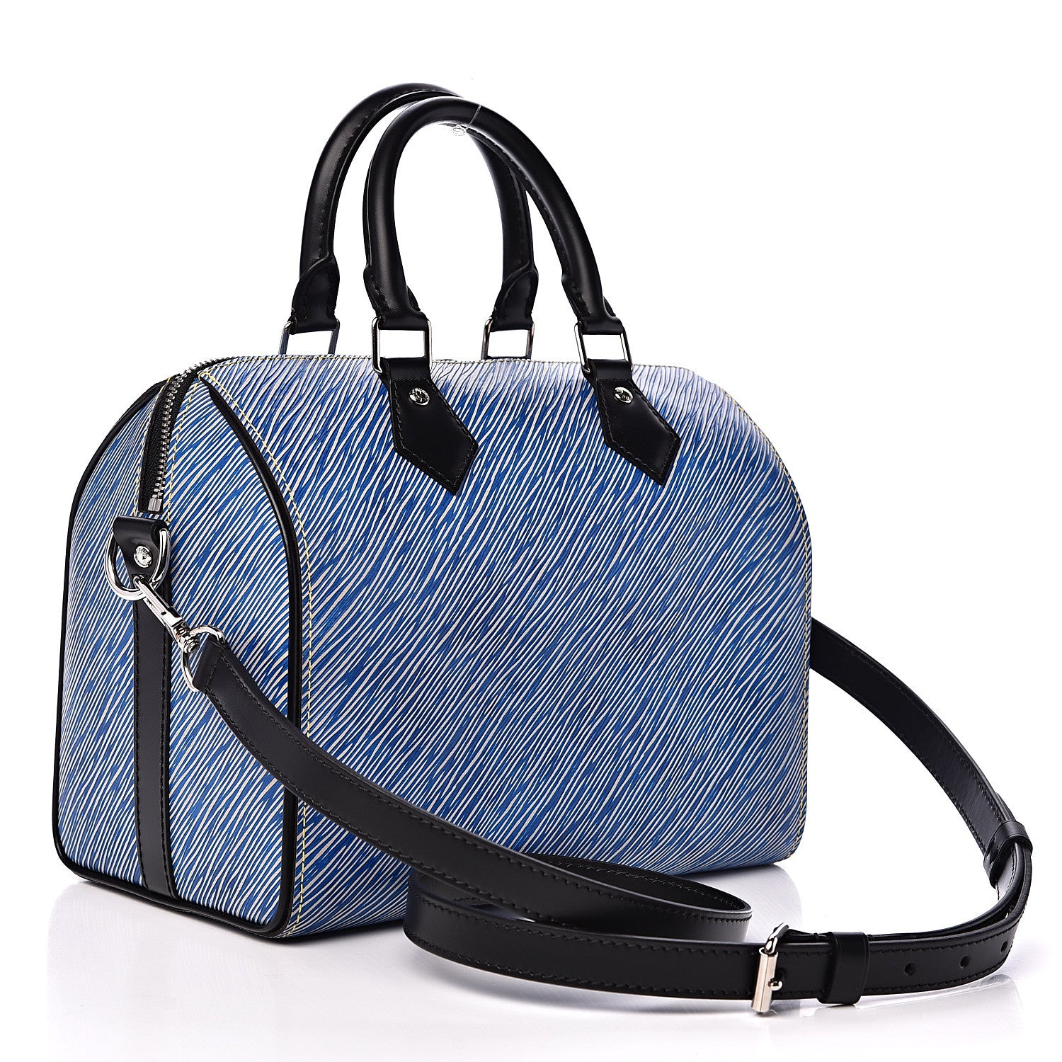 Louis Vuitton Epi Speedy Bandouliere 25 Denim Light 2 of 8
