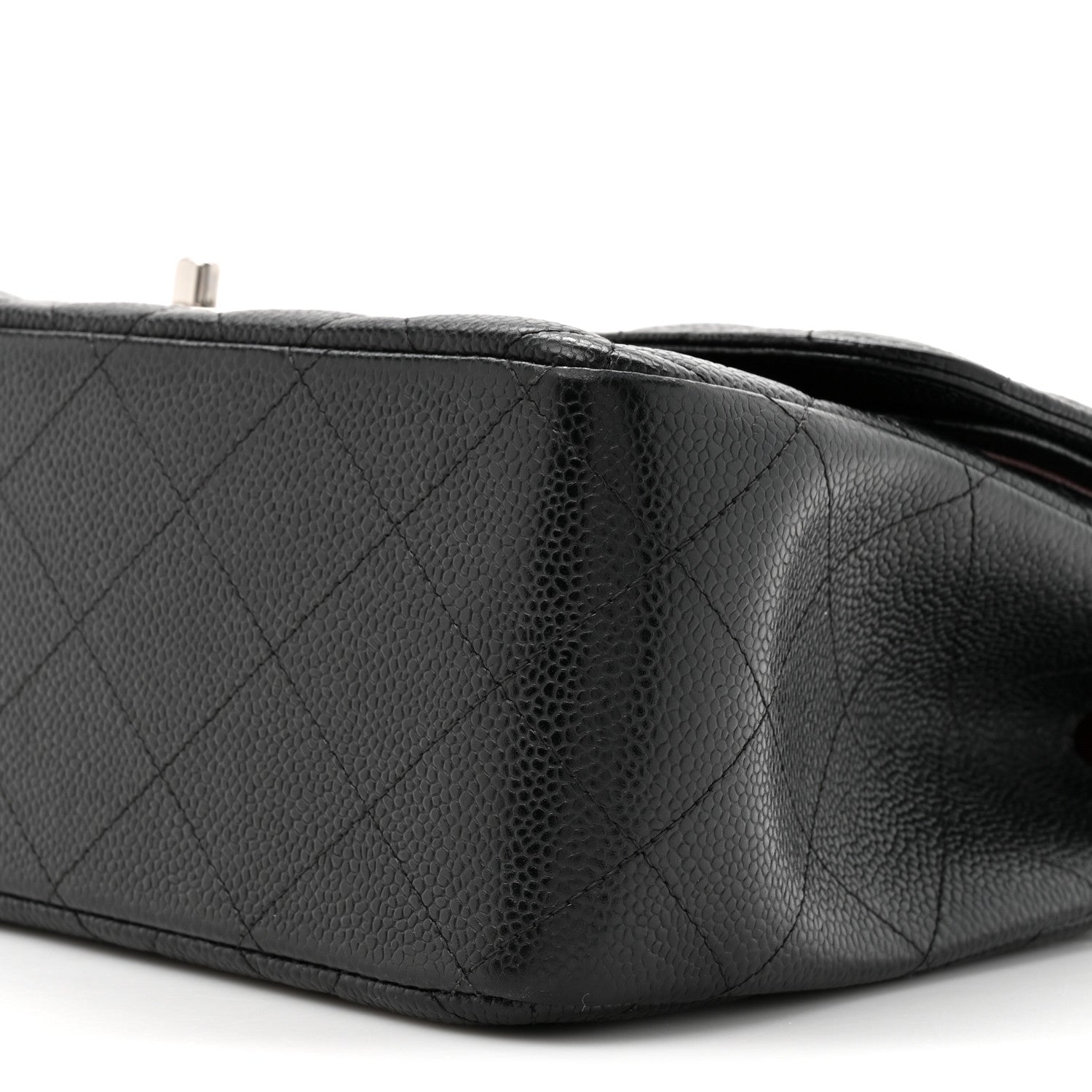 Chanel Caviar Quilted Jumbo Double Flap Black 10 of 12