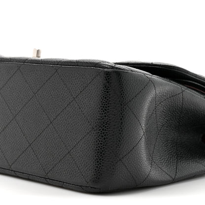 Chanel Caviar Quilted Jumbo Double Flap Black 10 of 12