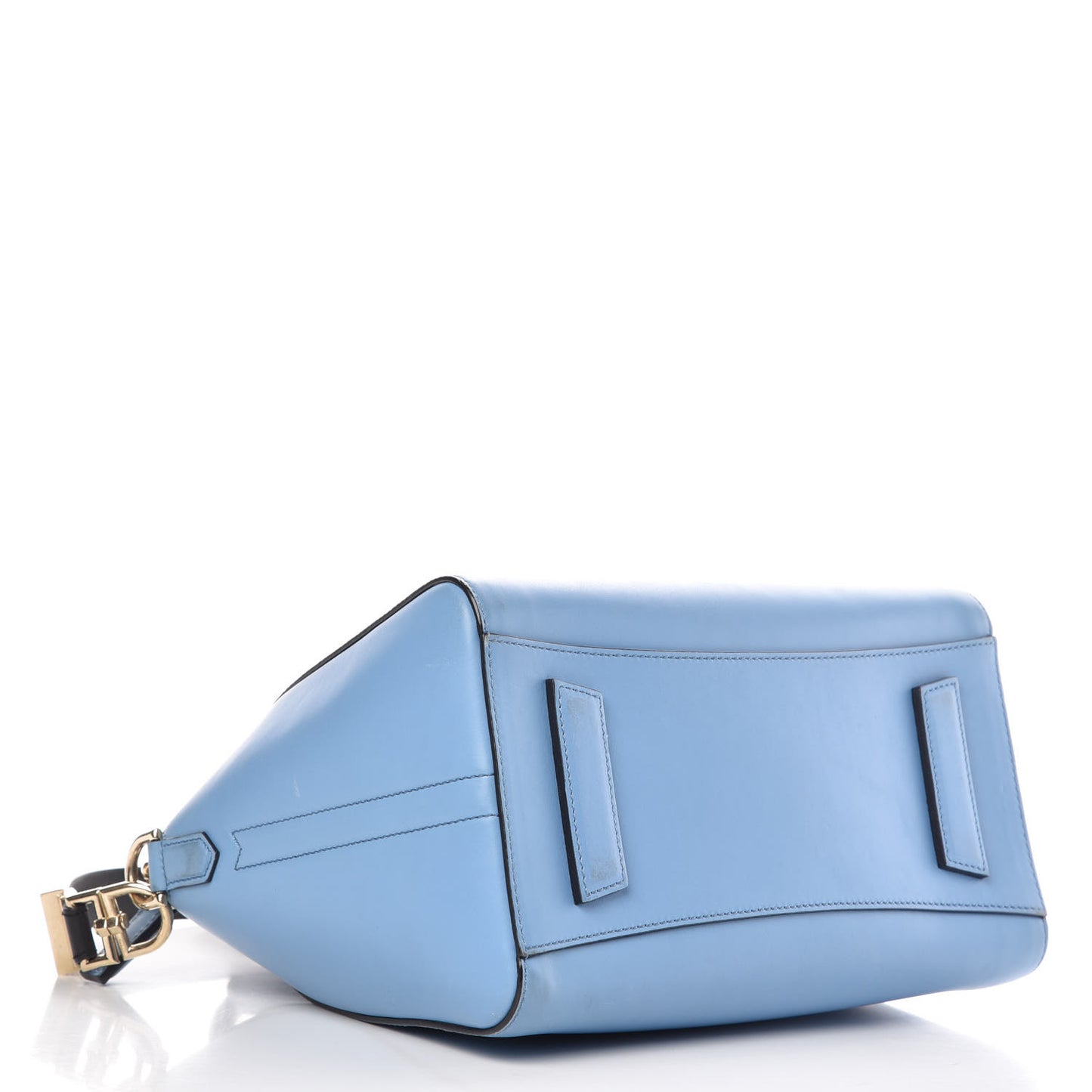 Smooth Calfskin Small Bi-Color Antigona Blue Black