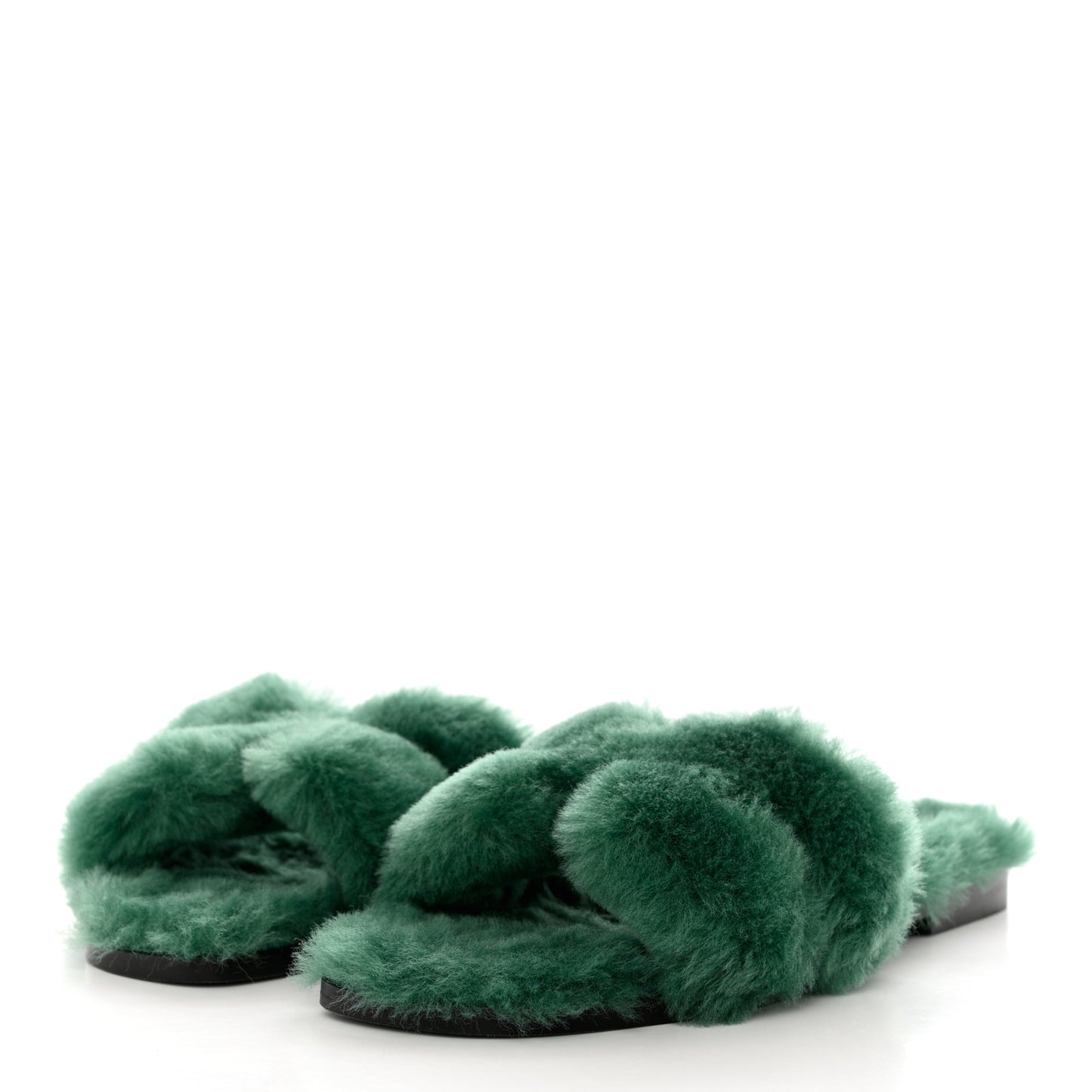 Woolskin Oran Sandals 36 Vert Anglais
