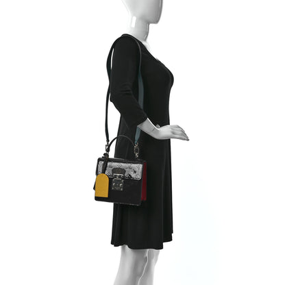 Louis Vuitton Vernis Epi Monogram Spring Street Blue 2 of 12