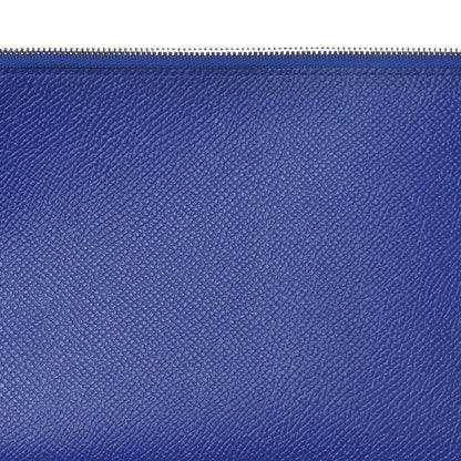 Hermes Epsom Calvi Pouch Rose Poupre Bleu Electrique 12 of 12