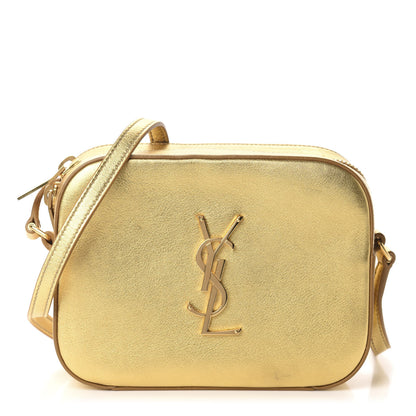 Saint Laurent Metallic Calfskin Small Classic Monogram Camera Bag Gold 1 of 10