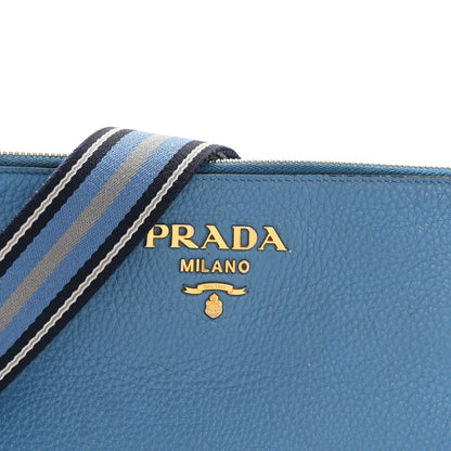 Prada Vitello Phenix Zip Crossbody Bag Mare 8 of 13