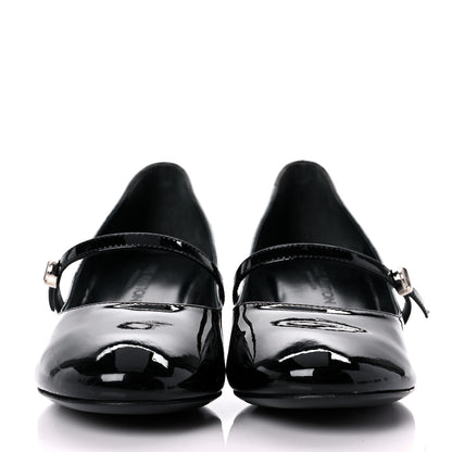 Louis Vuitton Patent Uniformes Silhouette 40mm Pumps 35 Black 2 of 11