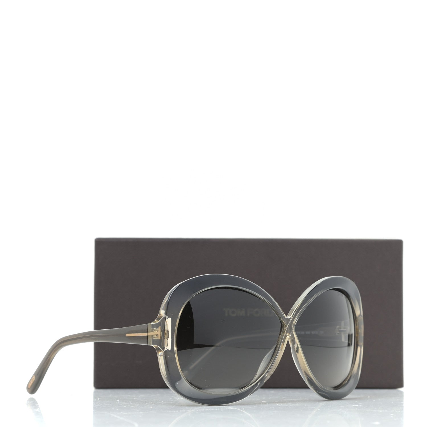 Tom Ford Acetate Margot Sunglasses TF226 Grey 8 of 8
