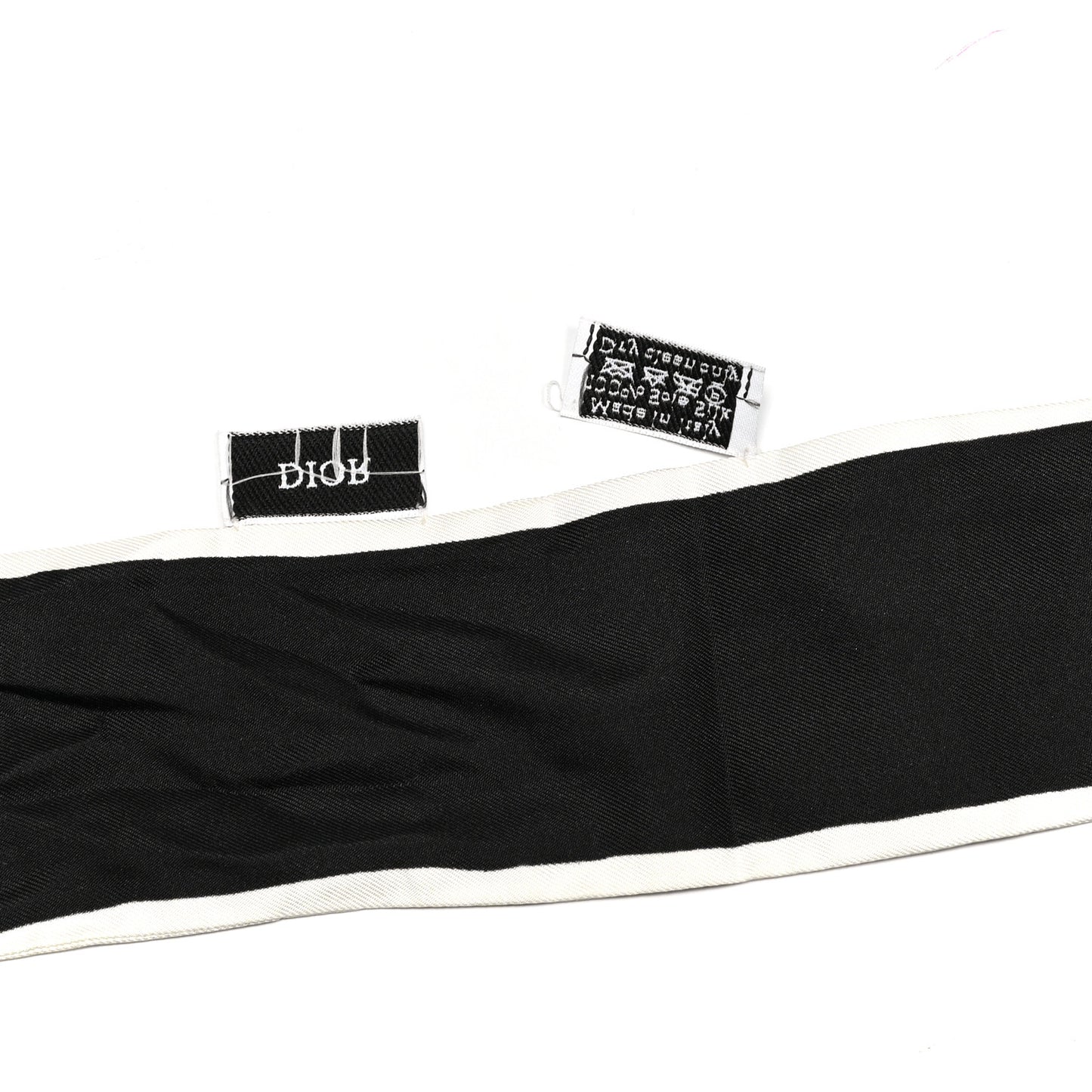 Silk ABCDIOR "H" Mitzah Scarf Black
