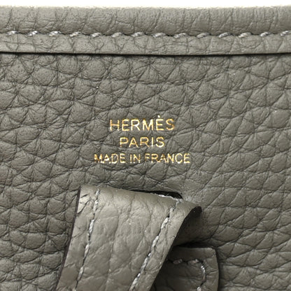 Hermes Taurillon Clemence Evelyne TPM Gris Meyer 6 of 10