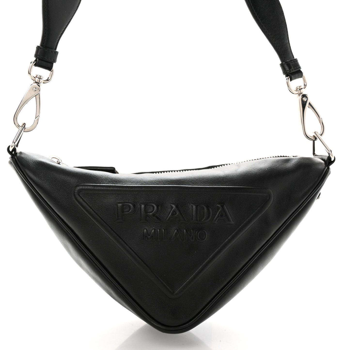 Grace Lux Triangle Shoulder Bag Black