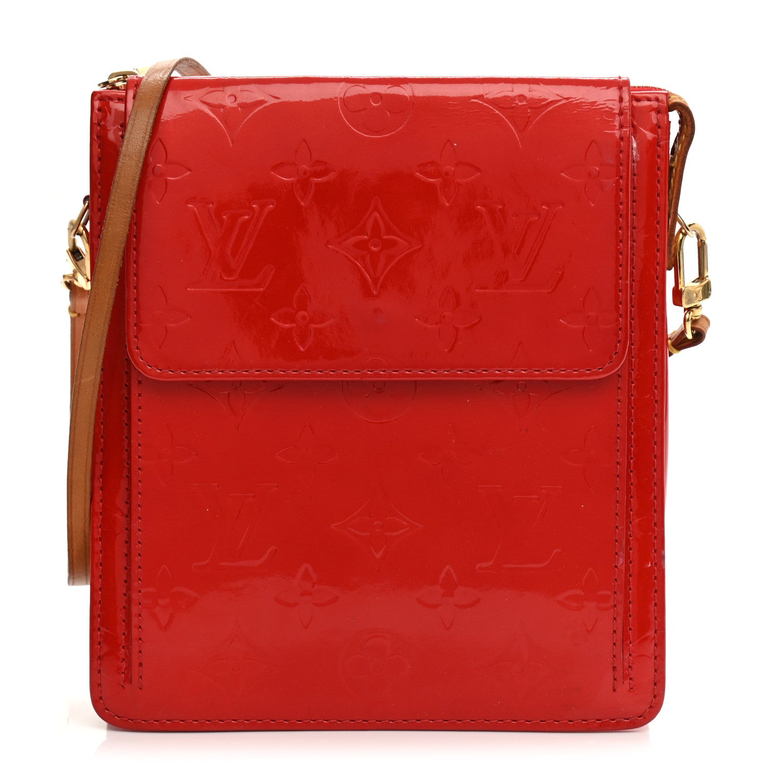 Louis Vuitton Vernis Mott Red 1 of 15
