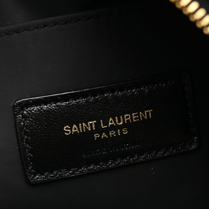 Saint Laurent Lambskin Quilted Lolita Cosmetic Pouch Black 6 of 7