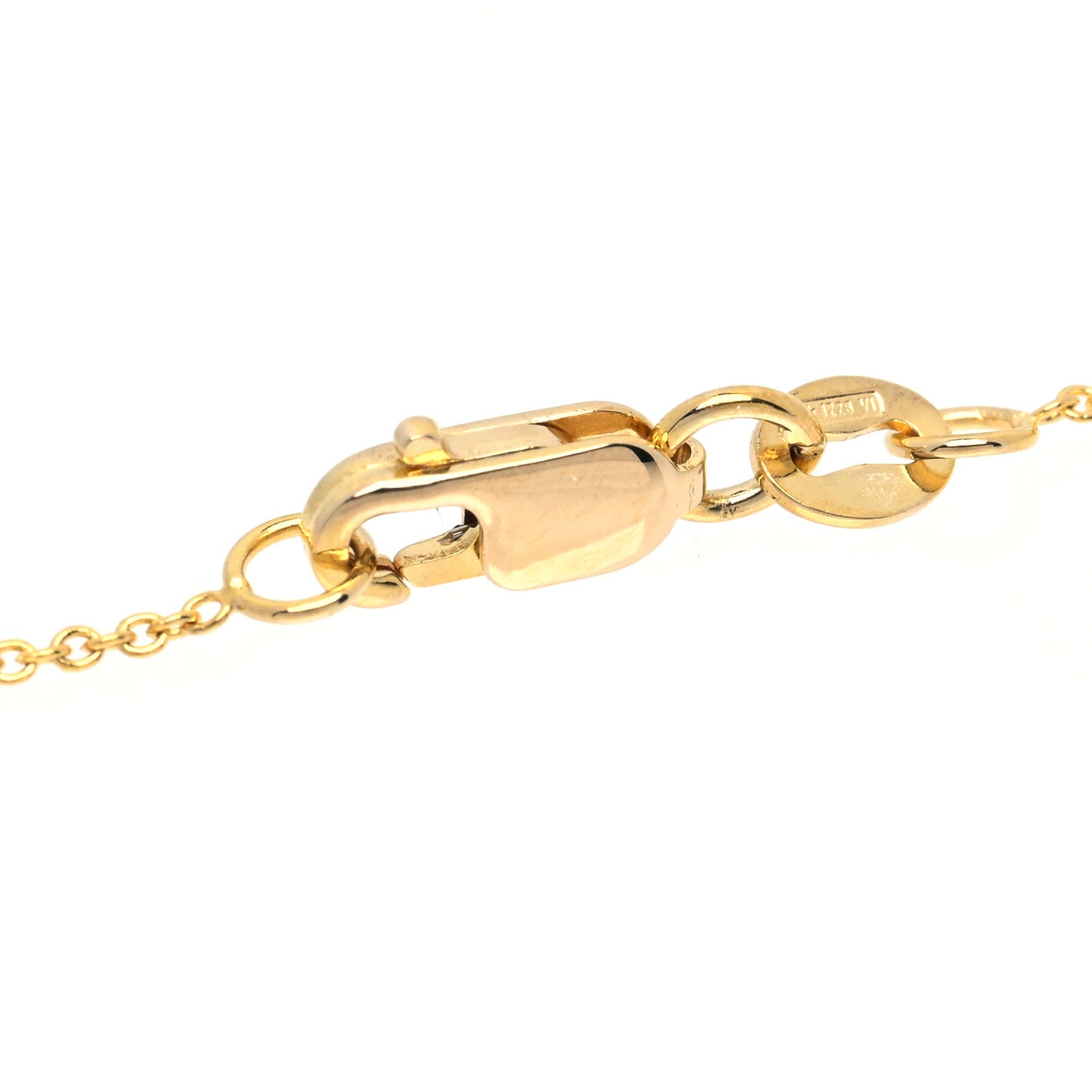 18K Yellow Gold Diamond Star Pendant Necklace