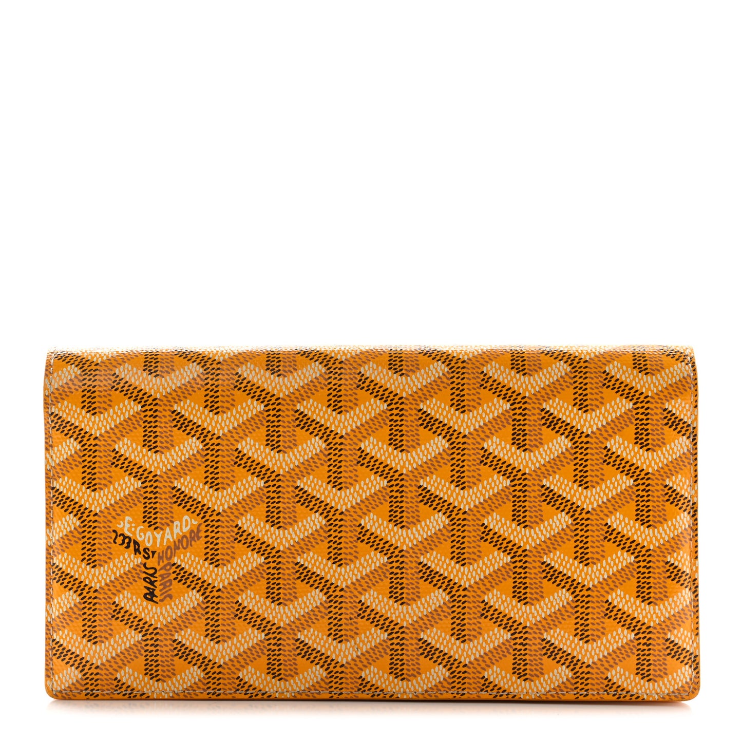 Goyardine Richelieu Wallet Yellow