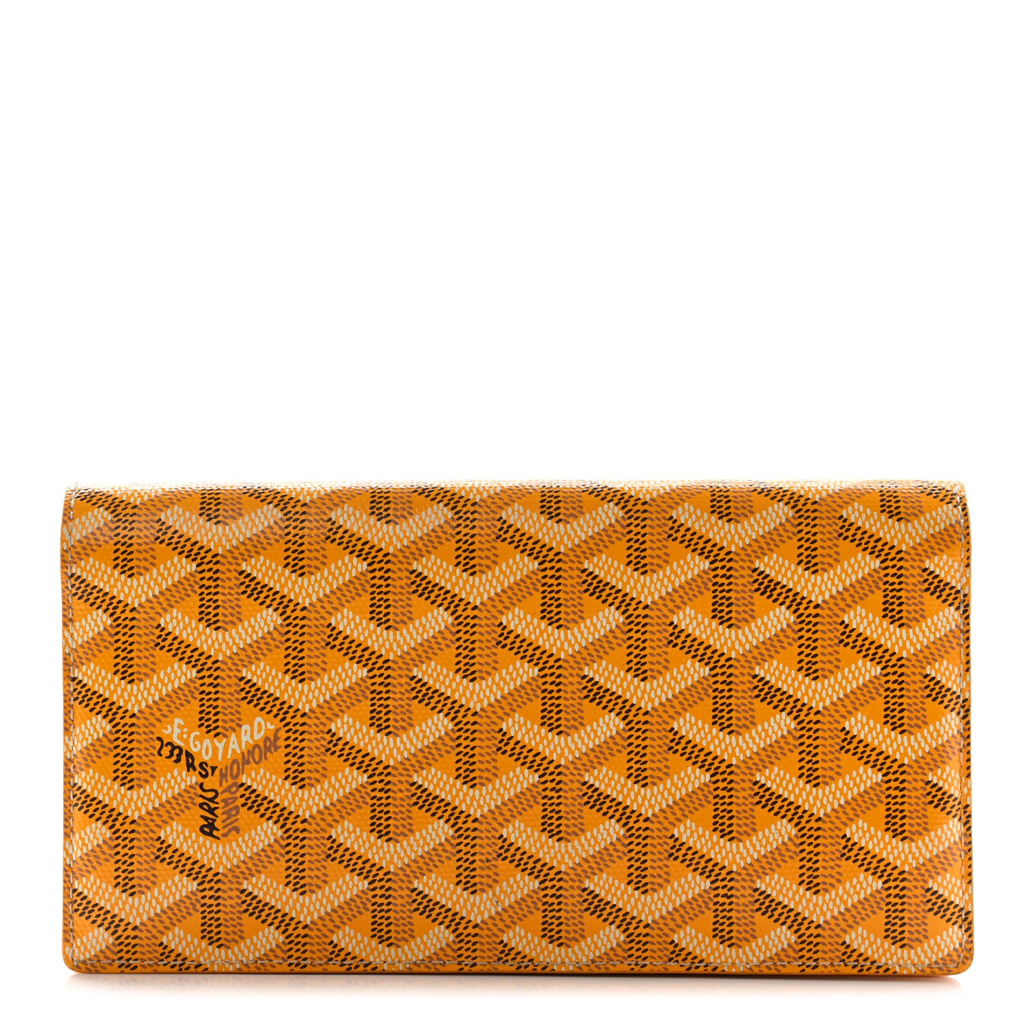 Goyard Goyardine Richelieu Wallet Yellow 1 of 12