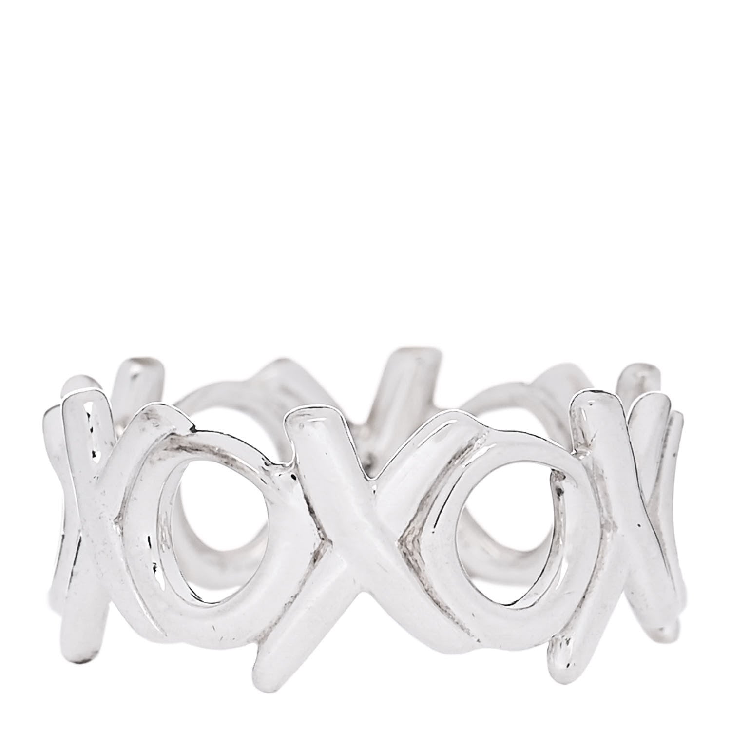 Tiffany Sterling Silver Paloma Picasso Love Kisses Ring 49 4.75 1 of 4