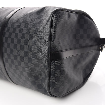 Louis Vuitton Damier Graphite Keepall Bandouliere 55 9 of 12