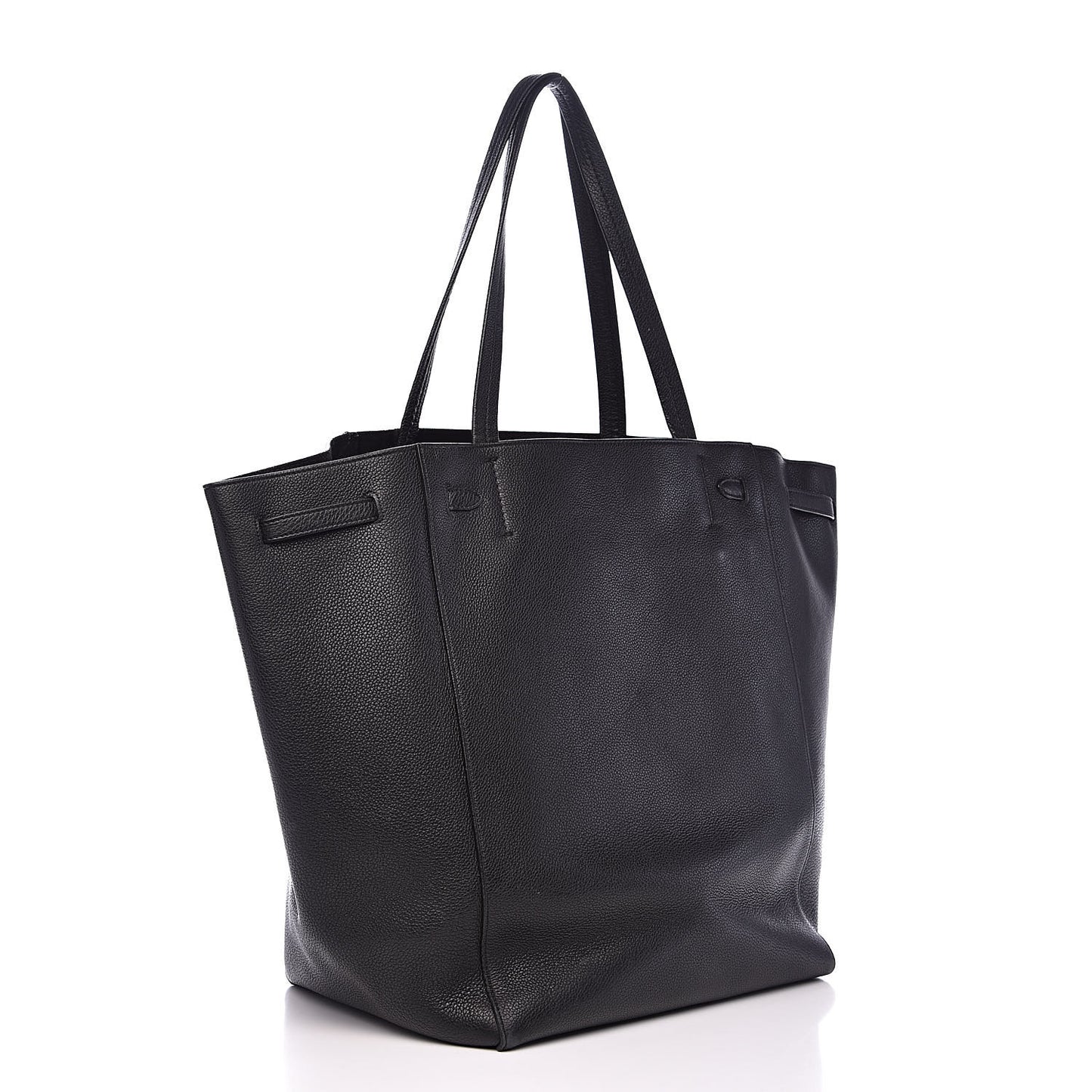 Soft Grained Calfskin Medium Cabas Phantom Black