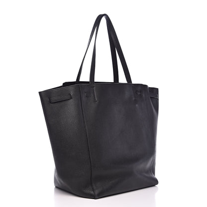 Celine Soft Grained Calfskin Medium Cabas Phantom Black 3 of 15