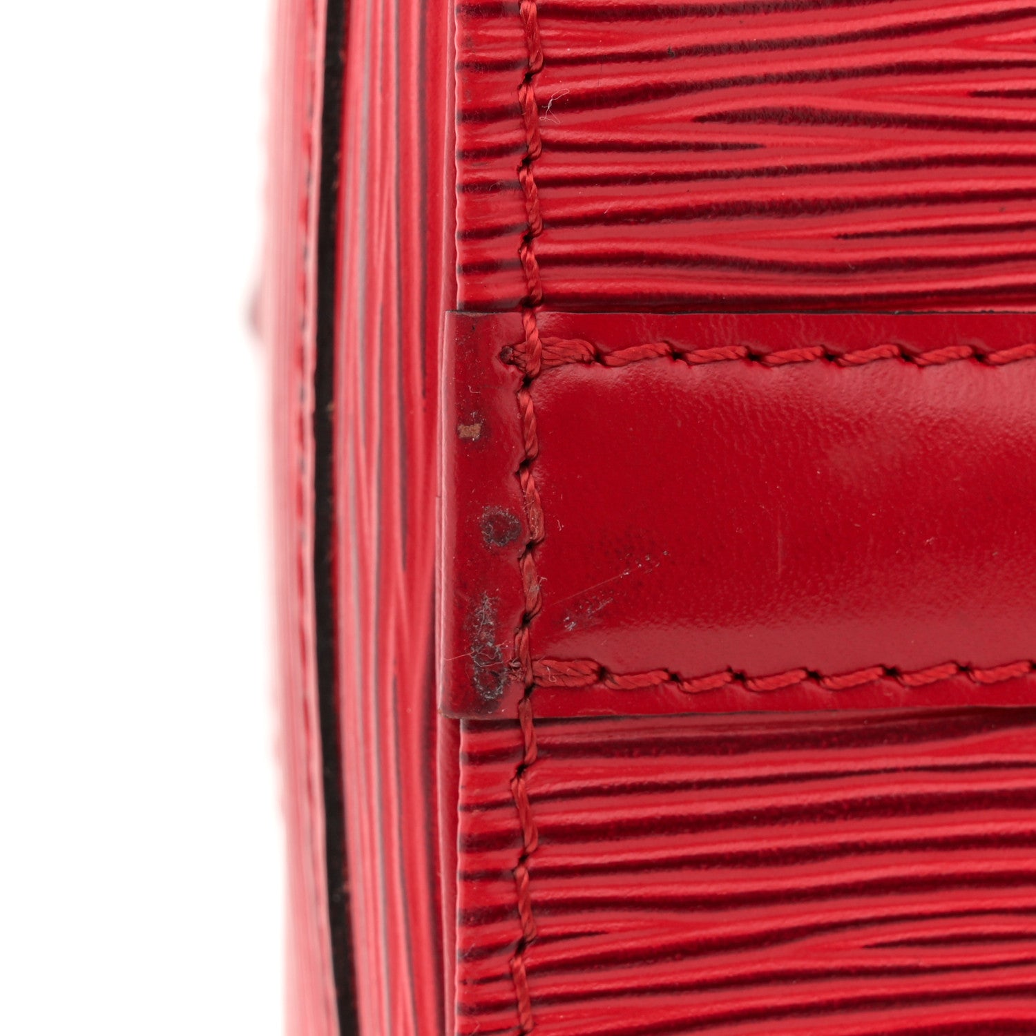 Louis Vuitton Epi Speedy 25 Castillan Red 12 of 13