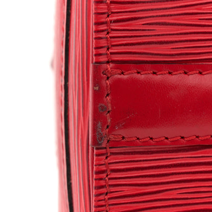 Louis Vuitton Epi Speedy 25 Castillan Red 12 of 13