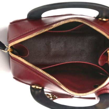 Christian Dior Lambskin Cannage Lily Tote Red Sapphire Blue 5 of 9