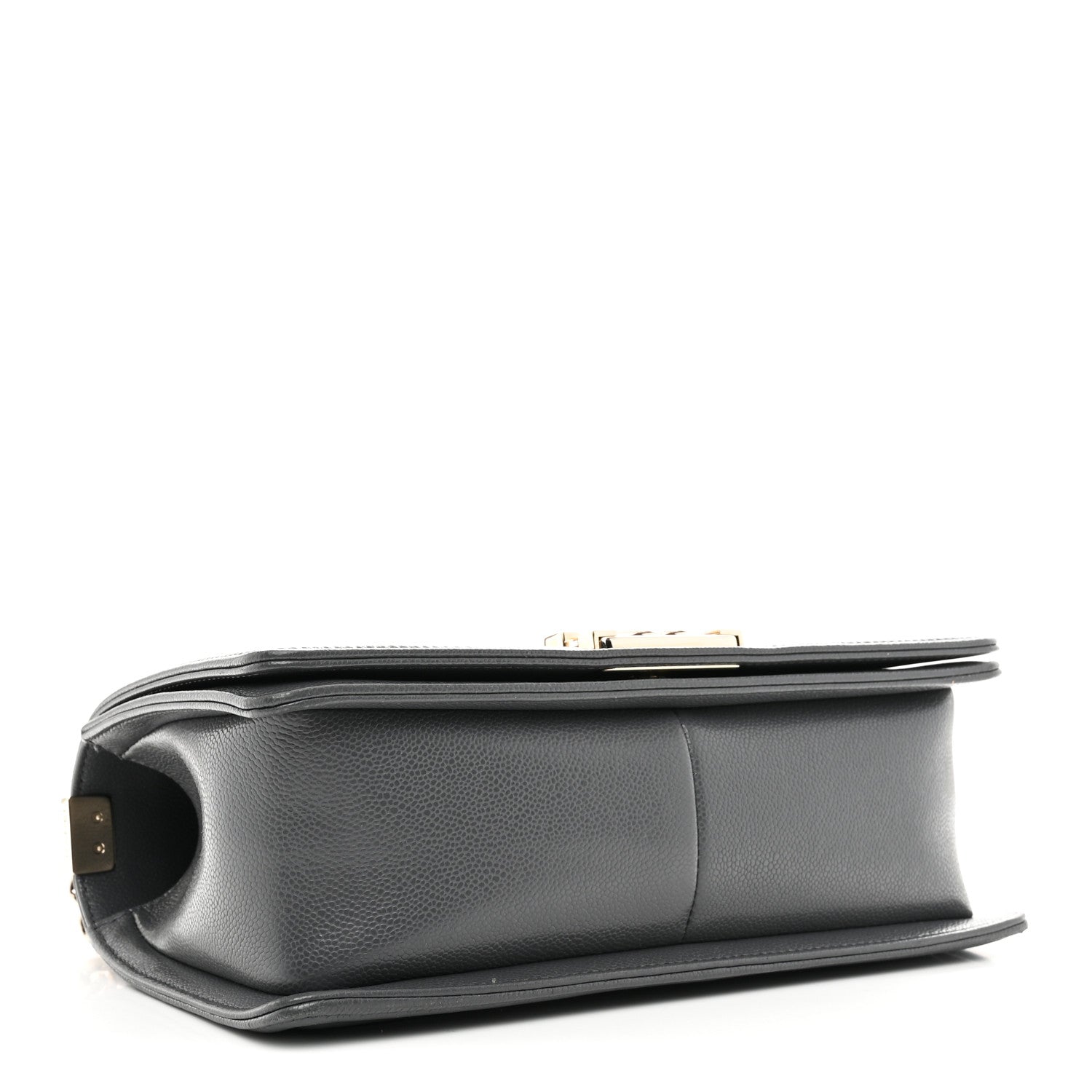 Chanel Caviar Quilted Medium Boy Flap Dark Grey 4 of 10