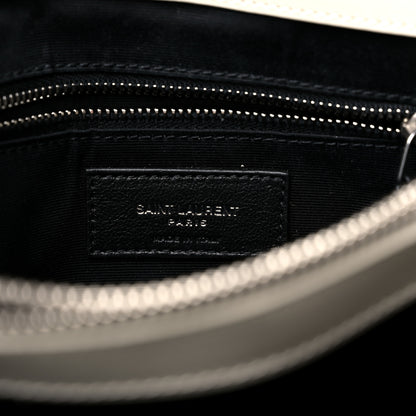 Saint Laurent Calfskin Y Quilted Monogram Medium Loulou Chain Satchel Ivory 7 of 9