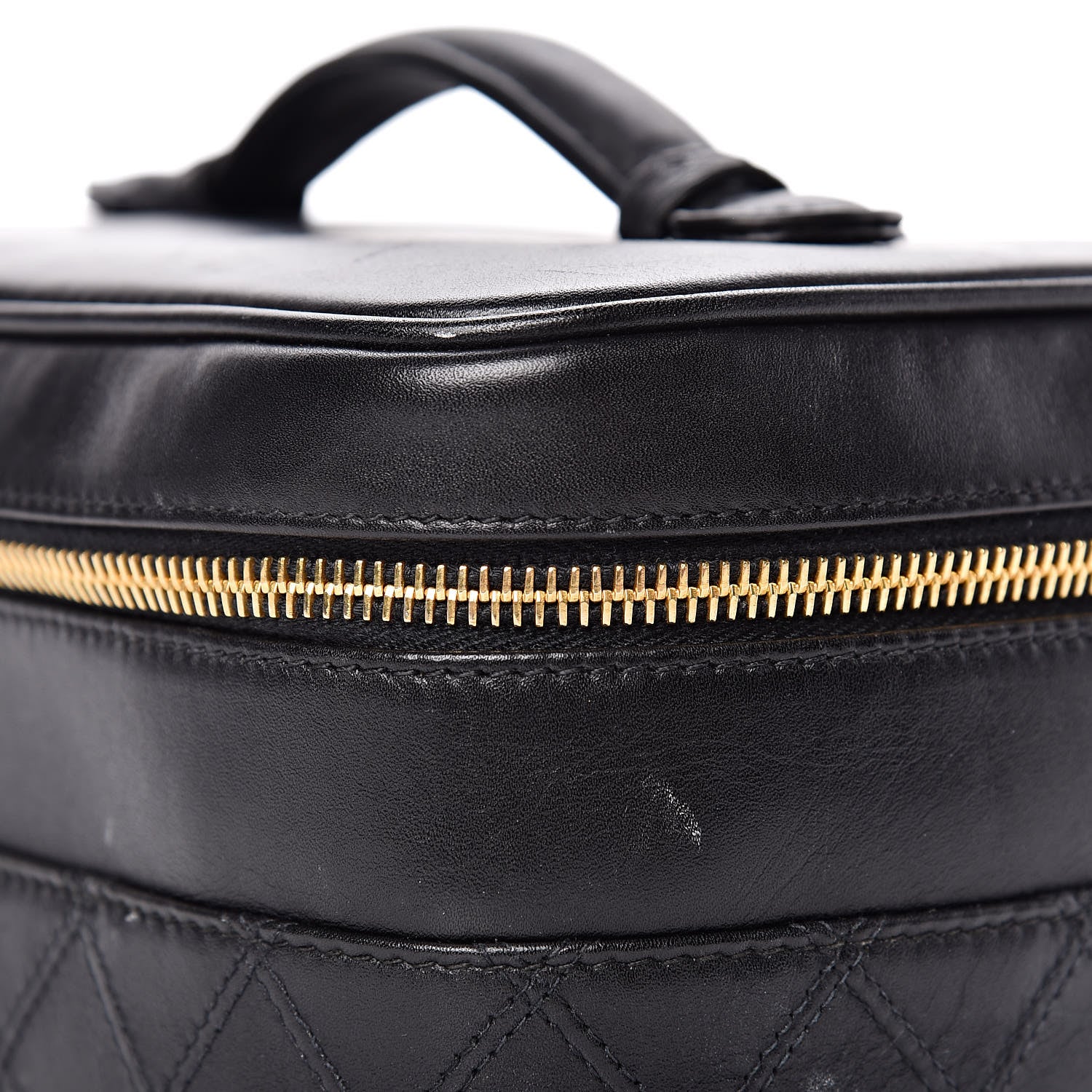 Chanel Calfskin Vanity Cosmetic Bag Black 15 of 20