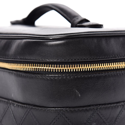 Chanel Calfskin Vanity Cosmetic Bag Black 15 of 20