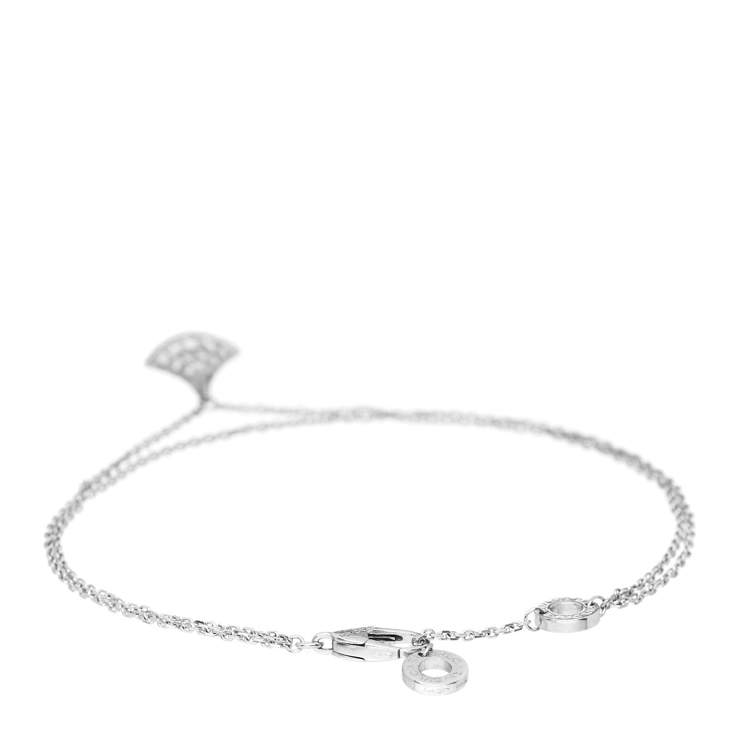 Bulgari 18K White Gold Diamond Divas' Dream Bracelet SM 3 of 6