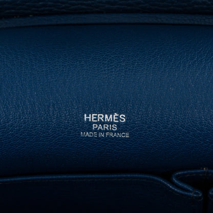 Hermes Taurillon Clemence Jypsiere 31 Bleu Saphir 7 of 7
