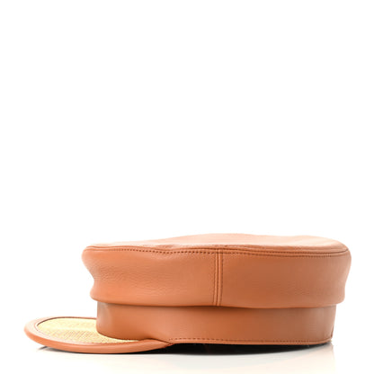 Hermes Calfskin Newton Eddie Cap 57 Gold 4 of 8