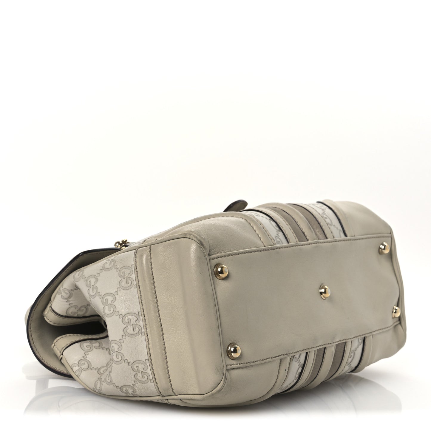Guccissima Treasure Shoulder Bag Off White