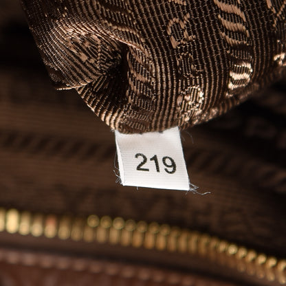 Prada Vitello Daino Tote Tabacco 7 of 9