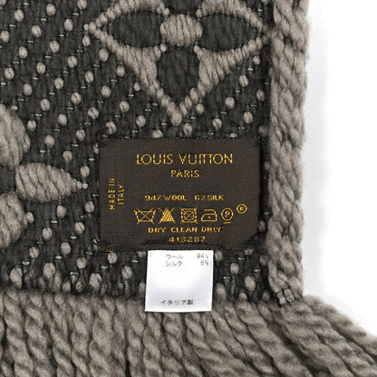Louis Vuitton Wool Silk Logomania Scarf Verone 3 of 4