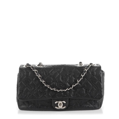 Chanel Calfskin Quilted Medium Lucky Symbols Flap Black 1 of 7